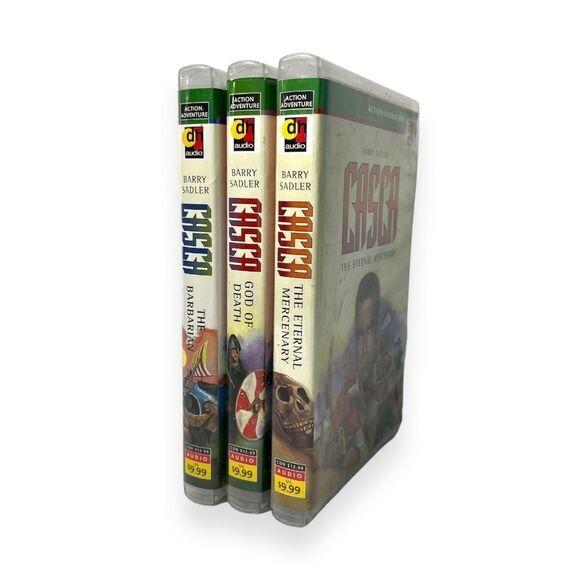 CASCA Abridged by Barry Sadler Audio Book Cassette Tape 2000 Novel Lot of 3 - Picture 2 of 8